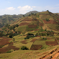 Buy canvas prints of Guge Mountain Range, Ethiopia by Aidan Moran