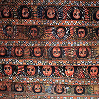 Buy canvas prints of The Angels of Debre Birhan Selassie Church  by Aidan Moran