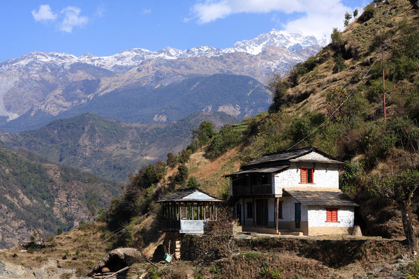 Himalayan Homestead  Picture Board by Aidan Moran
