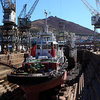 Buy canvas prints of Robinson Dry Dock, Cape Town, South Africa  by Aidan Moran