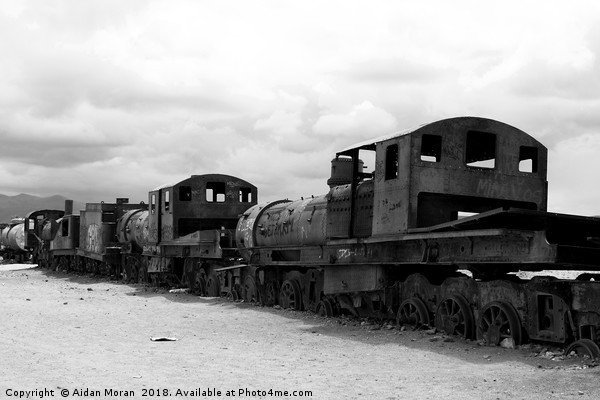 Train Graveyard, Uyuni, Bolivia   Picture Board by Aidan Moran