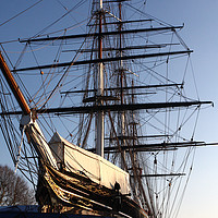 Buy canvas prints of The Cutty Sark Clipper   by Aidan Moran