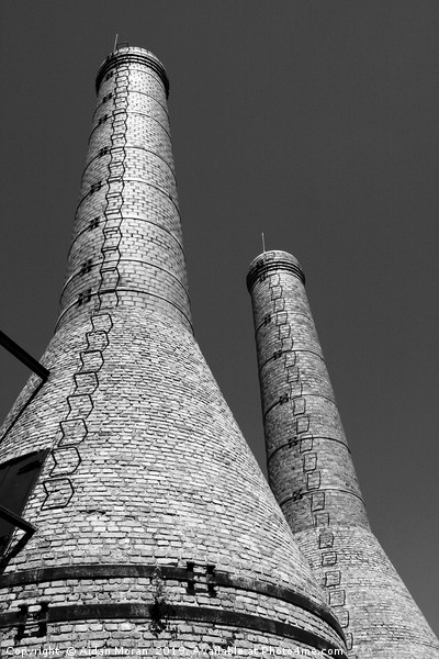 Two Chimney Stacks   Picture Board by Aidan Moran