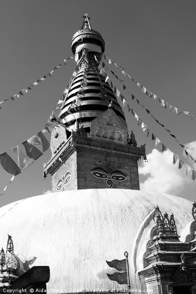 Swayambhunath Buddhist Temple, Kathmandu   Picture Board by Aidan Moran