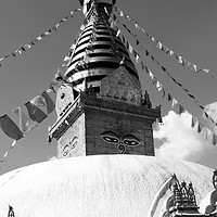 Buy canvas prints of Swayambhunath Buddhist Temple, Kathmandu   by Aidan Moran