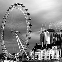 Buy canvas prints of The London Eye   by Aidan Moran