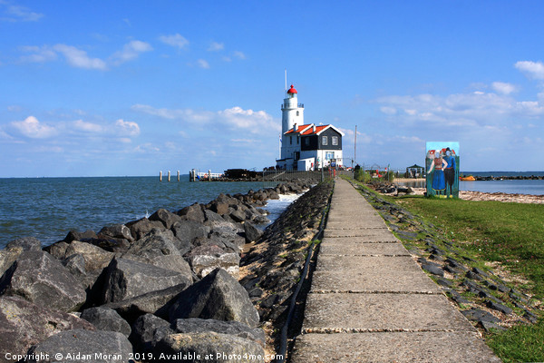 Marken Lighthouse, Holland   Picture Board by Aidan Moran