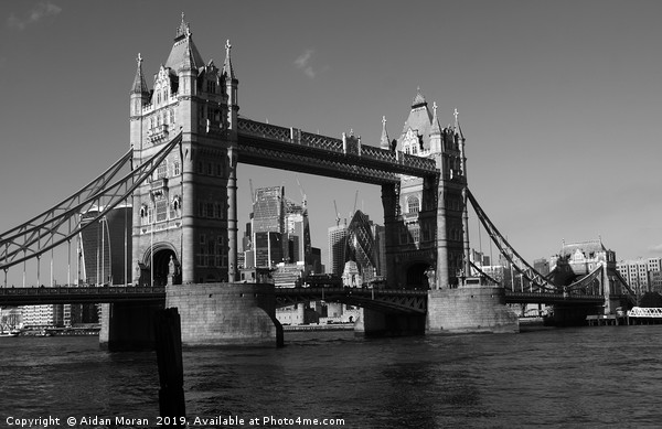 Tower Bridge on the River Thames, London, England  Picture Board by Aidan Moran