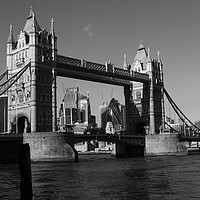 Buy canvas prints of Tower Bridge on the River Thames, London, England  by Aidan Moran