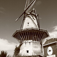 Buy canvas prints of Amsterdam Windmill by Aidan Moran