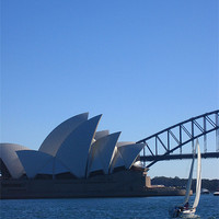Buy canvas prints of Sydney Harbour by Lucy Driver