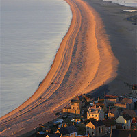 Buy canvas prints of Chesil Beach, Dorset, UK by Colin Tracy