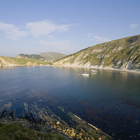 Buy canvas prints of Lulworth Cove, Dorset, UK by Colin Tracy