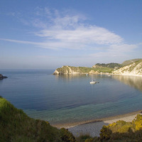 Buy canvas prints of Lulworth Cove 2, Dorset, UK by Colin Tracy