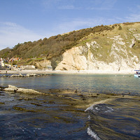 Buy canvas prints of Lulworth Cove, Dorset, UK by Colin Tracy