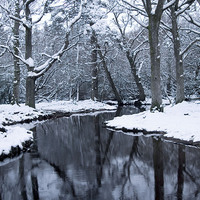 Buy canvas prints of  Ober Water Winter 2 by Colin Tracy
