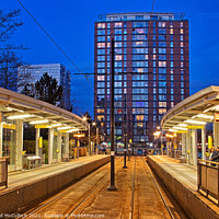Buy canvas prints of Salford Quays Station by David McCulloch