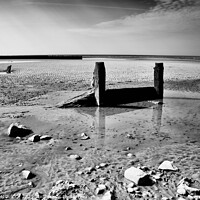 Buy canvas prints of A desolate beach by David McCulloch