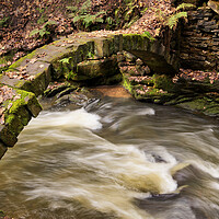 Buy canvas prints of Flowing under the arch by David McCulloch