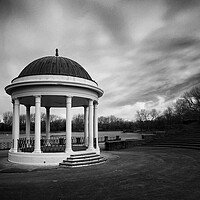 Buy canvas prints of Bandstand in the park by David McCulloch
