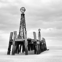 Buy canvas prints of  The Old Pier by David McCulloch