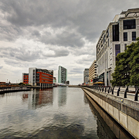 Buy canvas prints of  Princes Dock by David McCulloch