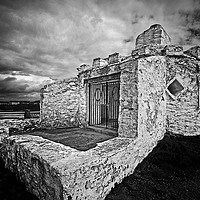Buy canvas prints of The Huer's Hut by David McCulloch