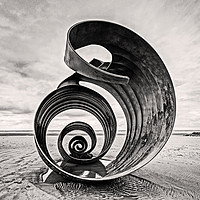 Buy canvas prints of Cleveleys: swirls and contours by David McCulloch