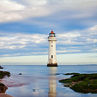 Buy canvas prints of Perch Rock Lighthouse by David McCulloch