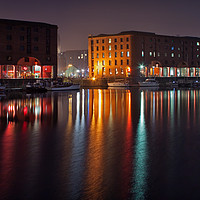 Buy canvas prints of Reflections of Albert Dock by David McCulloch