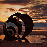 Buy canvas prints of Mary's Shell at dusk by David McCulloch