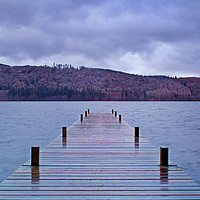 Buy canvas prints of Wet Windermere by David McCulloch
