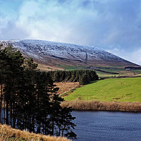 Buy canvas prints of The side of Pendle Hill by David McCulloch