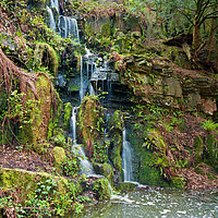Buy canvas prints of The colourful waterfall by David McCulloch