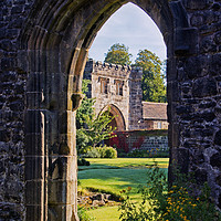 Buy canvas prints of Whalley Abbey by David McCulloch