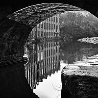 Buy canvas prints of Leeds and Liverpool Reflections by David McCulloch