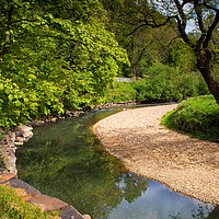 Buy canvas prints of a bend in the river by David McCulloch