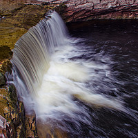 Buy canvas prints of Above the waterfall by David McCulloch