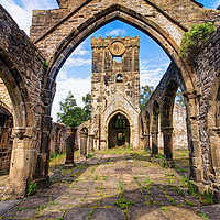 Buy canvas prints of The Church Ruins by David McCulloch