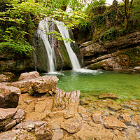 Buy canvas prints of Approaching Janet's Foss by David McCulloch