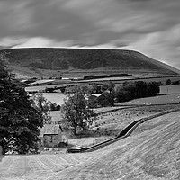 Buy canvas prints of Moody Pendle by David McCulloch