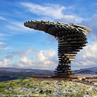 Buy canvas prints of Winter Sun on the Singing Ringing Tree by David McCulloch