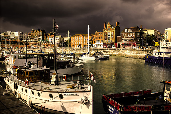 Ramsgate Harbour Picture Board by Ian Hufton