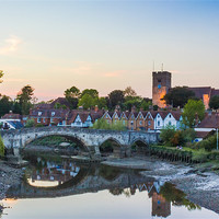 Buy canvas prints of Aylesford Village by Ian Hufton