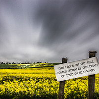 Buy canvas prints of The cross on the hill by Ian Hufton