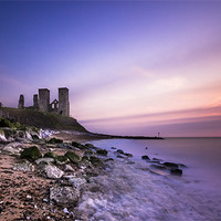 Buy canvas prints of Reculver sunset by Ian Hufton