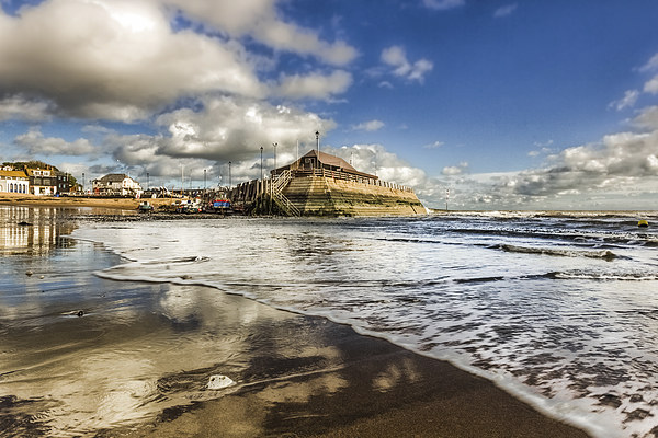Broadstairs Viking Bay Picture Board by Ian Hufton