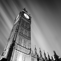 Buy canvas prints of Big Ben London. by Ian Hufton