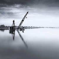 Buy canvas prints of Simply Crane by Ian Hufton