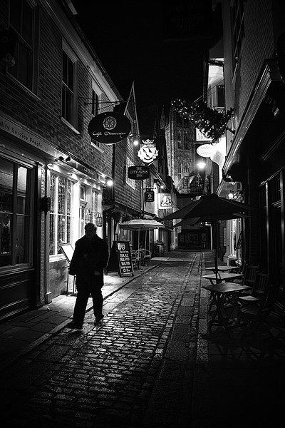 Canterbury at Night Picture Board by Ian Hufton